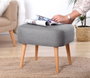 Atelier Del Sofa Puf Bohemio Gris